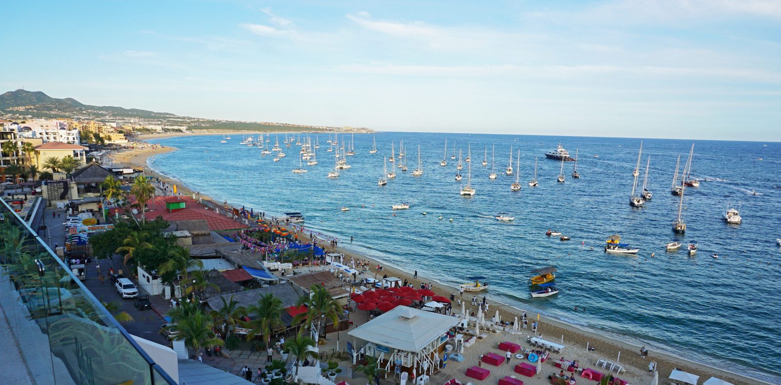 Here is a view of Mango Deck & Office on the Beach, two of the top 15 restaurants in Cabo